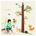 Lovely Animals Growth Chart Wall Sticker